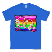 True Royal lgbtq gender lesbian symbol Classic Tee - HRA Design Shop