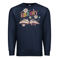 Navy library kid Premium Sweatshirt - MaliasSmallBusiness