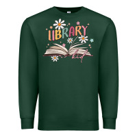 Sports Green library kid Premium Sweatshirt - MaliasSmallBusiness