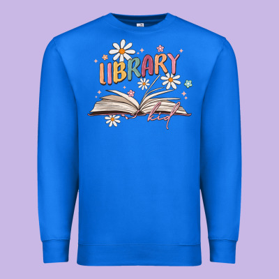 Library Kid Premium Sweatshirt Designed By Maliassmallbusiness