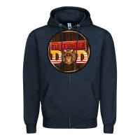 Navy firefighter coasters Zipper Hoodie - AdoDesignShop