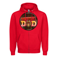 Red firefighter coasters Zipper Hoodie - AdoDesignShop