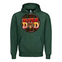 Sports Green firefighter coasters Zipper Hoodie - AdoDesignShop