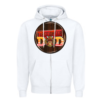 White firefighter coasters Zipper Hoodie - AdoDesignShop