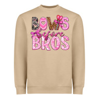 Mushroom bows before bros Heavyweight Sweatshirt - texasbilliewilder