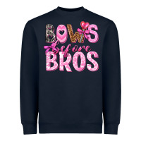 Navy bows before bros Heavyweight Sweatshirt - texasbilliewilder