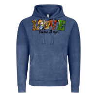 Vintage Denim Love Came Down Baby Jesus Christmas Vintage Hoodie - RanaPortraitStore