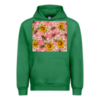Emerald bees and flowers Urban Hoodie - Artiststas