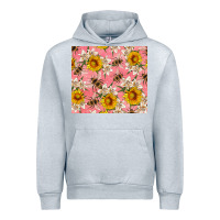 Heather Grey bees and flowers Urban Hoodie - Artiststas