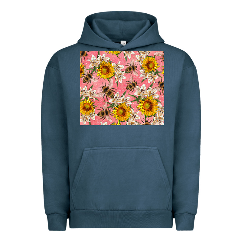 Bees And Flowers Urban Hoodie by Artiststas | Teevron