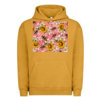 Pigment Peanut Butter bees and flowers Urban Hoodie - Artiststas