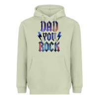 Dad You Rock Heavyweight Hoodie | Teevron