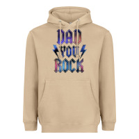 Mushroom Dad You Rock Heavyweight Hoodie - LillyAllenDesigns
