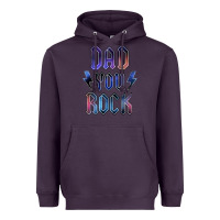 Plum Dad You Rock Heavyweight Hoodie - LillyAllenDesigns