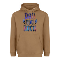 Toasted Coconut Dad You Rock Heavyweight Hoodie - LillyAllenDesigns