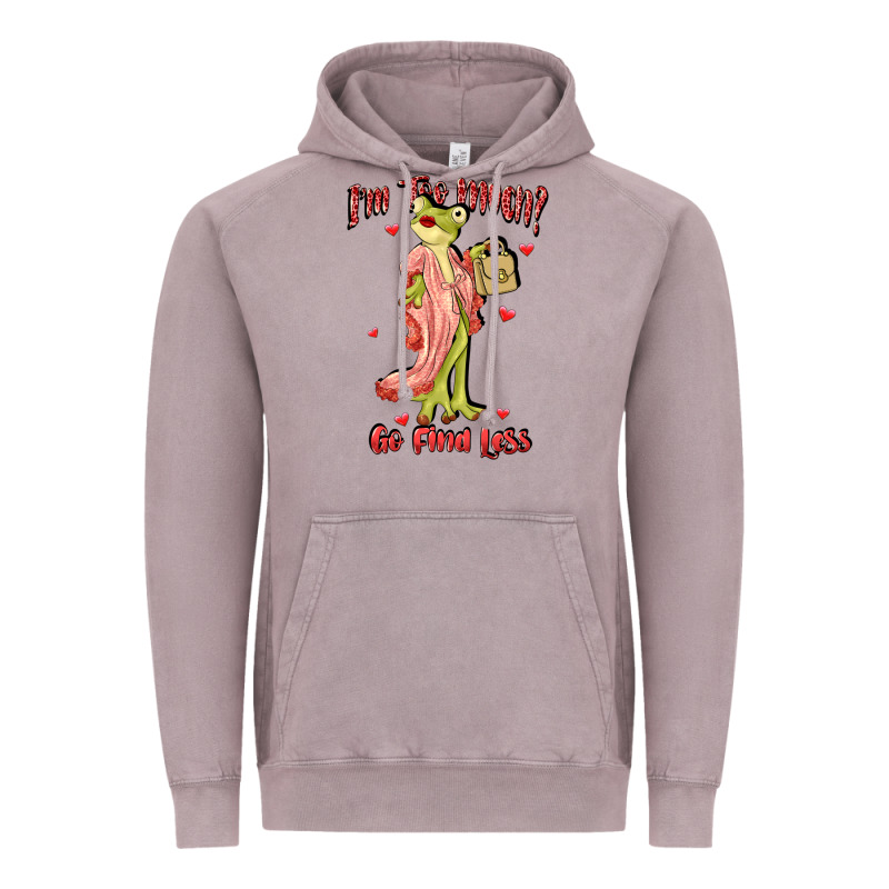 Im Too Much Go Find Less Boujee Frog Funny Vintage Hoodie by JahusDesignShop | Teevron