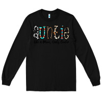 Black auntie  like a mom, only cooler Long Sleeve Tee - CowhideDigitalArt