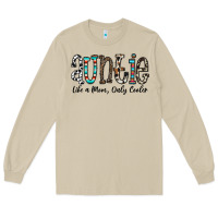 Mushroom auntie  like a mom, only cooler Long Sleeve Tee - CowhideDigitalArt