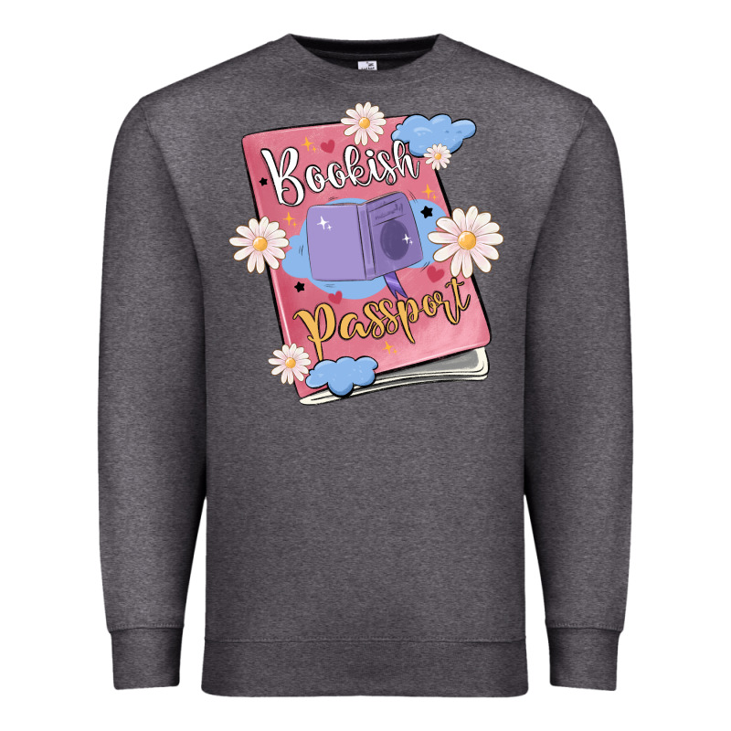 Bookish Passport Premium Sweatshirt by MaliasSmallBusiness | Teevron
