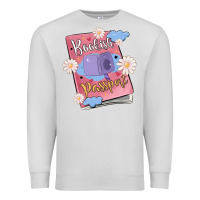 Dove Grey bookish passport Premium Sweatshirt - MaliasSmallBusiness