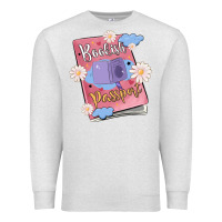 Oatmeal Heather bookish passport Premium Sweatshirt - MaliasSmallBusiness