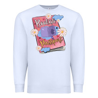 White bookish passport Premium Sweatshirt - MaliasSmallBusiness