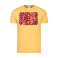 Vintage Mustard valentine's day xoxo brushstroke Vintage Tee - RanaPortraitStore