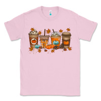 Bubblegum Pink Fall Coffee Drink Classic Tee - RacoonDesign