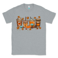 Heather Grey Fall Coffee Drink Classic Tee - RacoonDesign