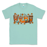 Seafoam Fall Coffee Drink Classic Tee - RacoonDesign