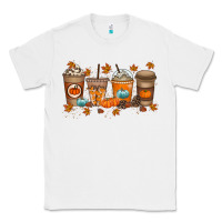 White Fall Coffee Drink Classic Tee - RacoonDesign