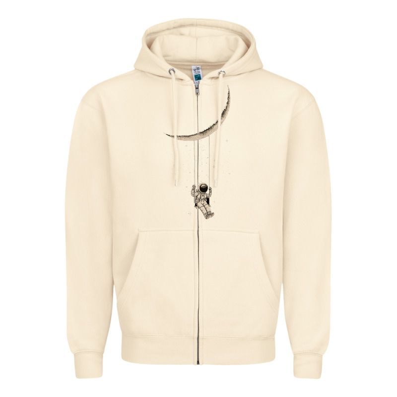 Astronaut Moon Swing Zipper Hoodie by Bettercallsaul | Teevron