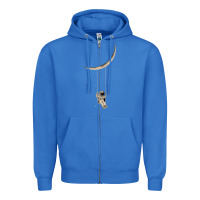 True Royal Astronaut Moon Swing Zipper Hoodie - Bettercallsaul