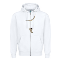 White Astronaut Moon Swing Zipper Hoodie - Bettercallsaul
