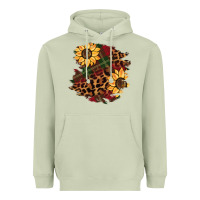 Matcha Christmas leopard sunflower Heavyweight Hoodie - BarkalooDesign