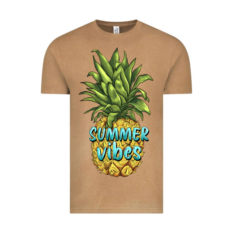 Summer Vibes Pineapple Vintage Tee by BarkalooDesign | Teevron