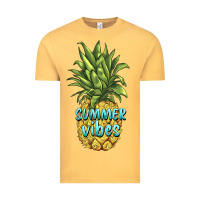 Vintage Mustard summer vibes pineapple Vintage Tee - BarkalooDesign