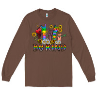 Chestnut be kind Long Sleeve Tee - CowhideDigitalArt