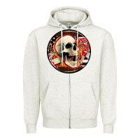 Oatmeal Heather firefighter coasters Zipper Hoodie - AdoDesignShop