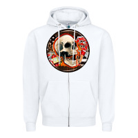 White firefighter coasters Zipper Hoodie - AdoDesignShop