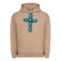 Pigment Burro western Gemstone cross Urban Hoodie - Artiststas