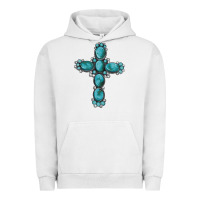 Pigment Lunar Rock western Gemstone cross Urban Hoodie - Artiststas