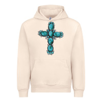 Sandshell western Gemstone cross Urban Hoodie - Artiststas