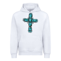 White western Gemstone cross Urban Hoodie - Artiststas