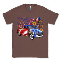 Chestnut western truck fourth of july america Classic Tee - FaDigitalArtStudio