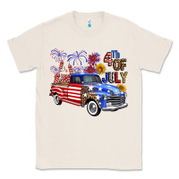 Natural western truck fourth of july america Classic Tee - FaDigitalArtStudio