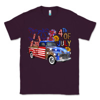 Plum western truck fourth of july america Classic Tee - FaDigitalArtStudio