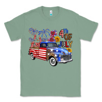 Sage western truck fourth of july america Classic Tee - FaDigitalArtStudio