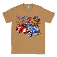 Toasted Coconut western truck fourth of july america Classic Tee - FaDigitalArtStudio