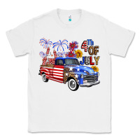 White western truck fourth of july america Classic Tee - FaDigitalArtStudio